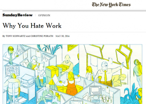 why you hate work ny times