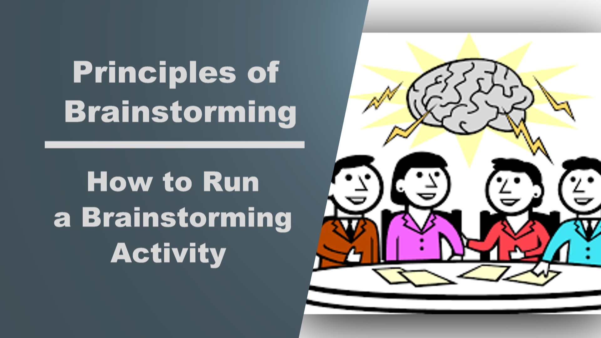 principles of brainstorming