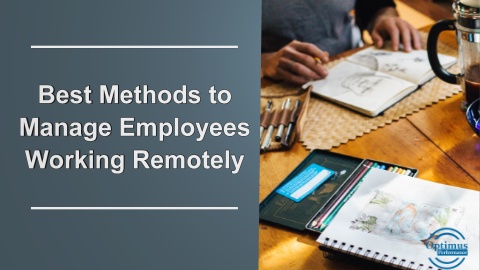 manage employees working remotely