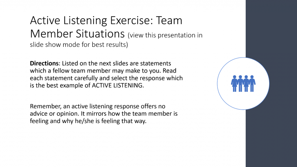 active listening examples